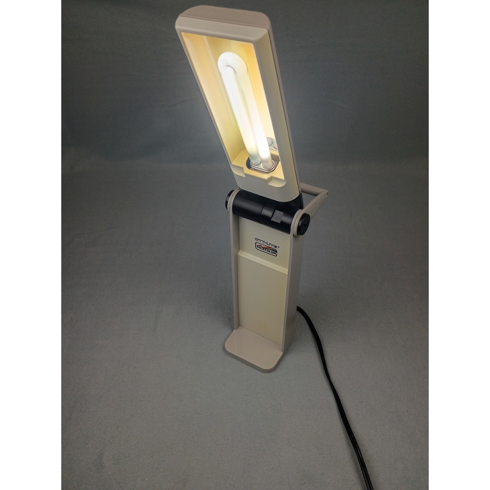 Ott-Lite TrueColor Folding Task Lamp OTL13MAG Natural Daylight Desk Light White